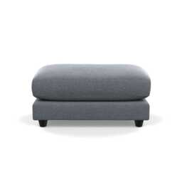 Heal's Snooze Footstool Boucle  Steel Black Feet