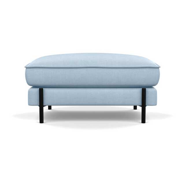 Heal's Tortona Footstool Capelo Linen-Cotton Sea Shanty - image 1