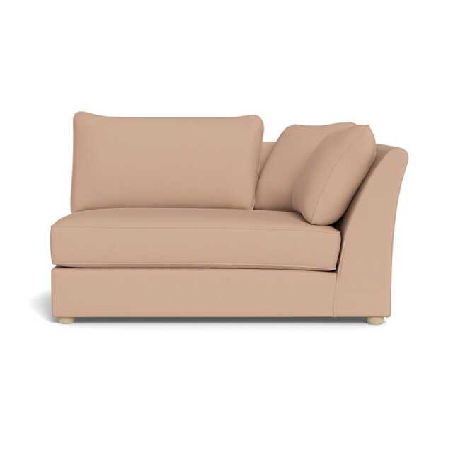 Heal's Tailor Large Curved Right Hand Facing Corner Unit Capelo Linen-Cotton Rosedale Natural Feet
