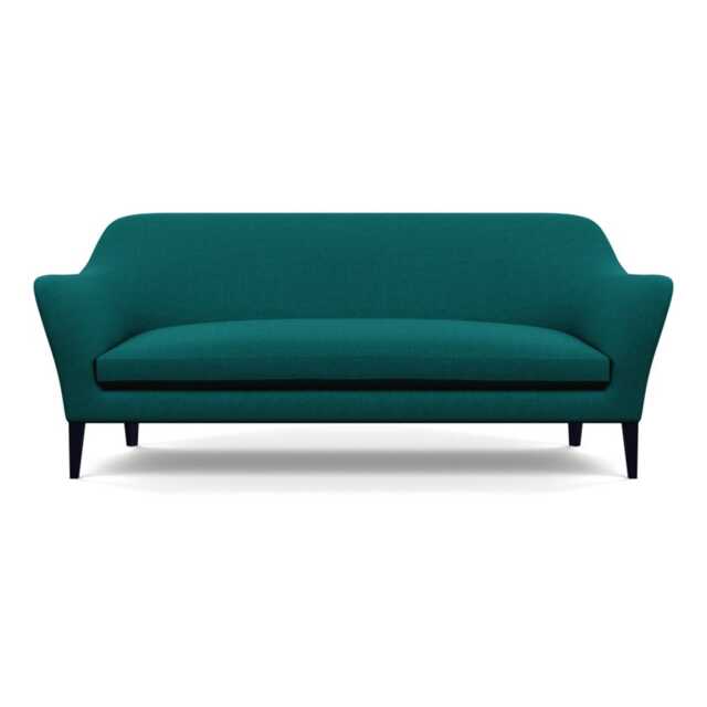 Heal's Wallis 4 Seater Sofa Brushed Cotton Pine Black Feet