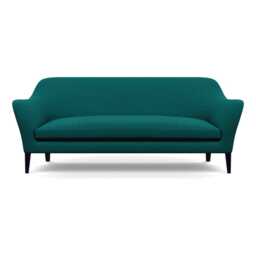 Heal's Wallis 4 Seater Sofa Brushed Cotton Pine Black Feet