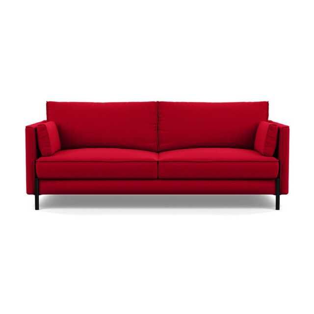 Heal's Tortona 3 Seater Sofa Melton Wool Red Oxide - image 1
