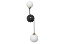 Heal's Balance 2 Arm Wall Light Black