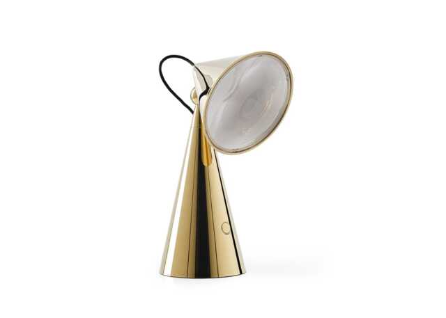 Tom Dixon Pose LED Portable Table Lamp Gold
