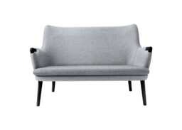 Carl Hansen & Son CH72 Sofa Frame Black Oak Upholstered in Hallingdal 130 - thumbnail 1