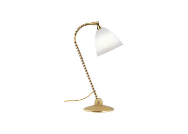 Gubi Bestlite BL2 Table Lamp Brass Base China Shade