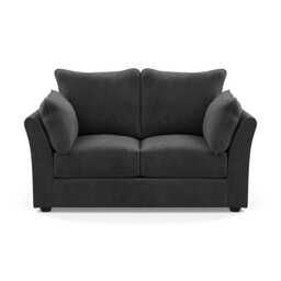 Heal's Tailor 2 Seater Sofa Smart Luxe Velvet Nickel Black Feet - thumbnail 1