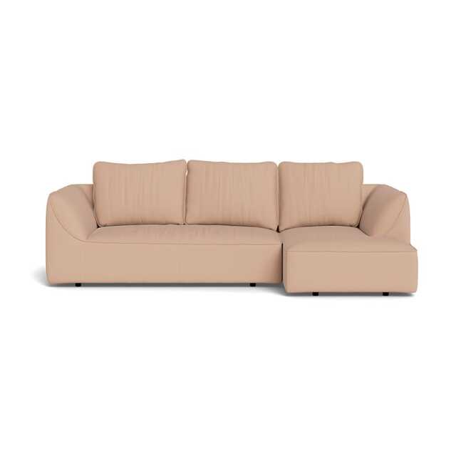 Heal's Morven Right Hand Facing Corner Chaise Sofa Capelo Linen-Cotton Rosedale