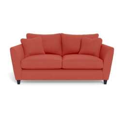Heal's Torino 3 Seater Sofa Linen Grenadine Black Feet