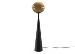 Tom Dixon Whirl LED Cone Fat Floor Lamp Gold/Black