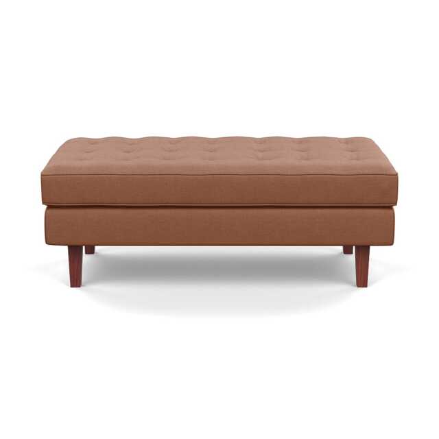 Heal's Hepburn Ottoman Siena Cotton Clay Walnut - image 1
