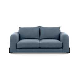 Heal's Nuvola 3 Seater Sofa Capelo Linen-Cotton Mineral Black Beech Feet