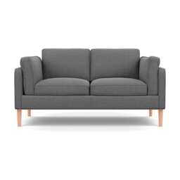 Heal's Sonno 2 Str Sofa St Moritz Wool Light Grey 157 Natural Feet