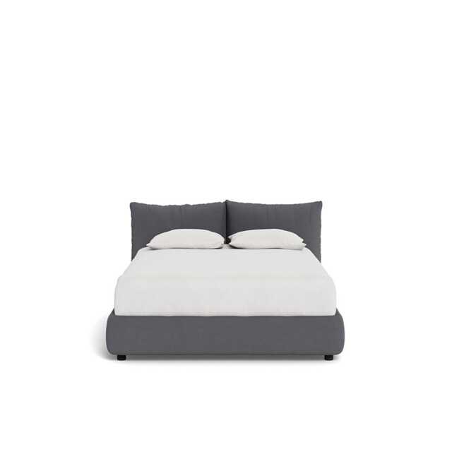 Heal's Pillow Bed Double Tundra Texture Pewter
