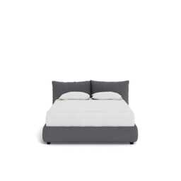 Heal's Pillow Bed Double Tundra Texture Pewter