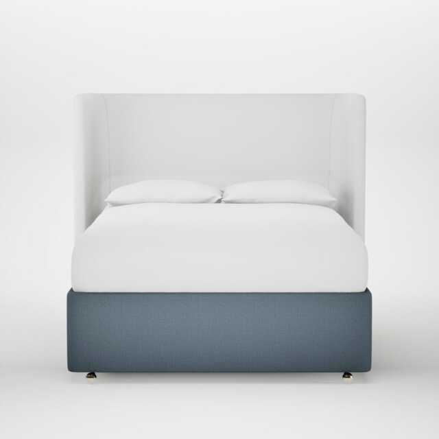 Heal's Deep Divan Double Smart Cotton Linen Celestial None - image 1
