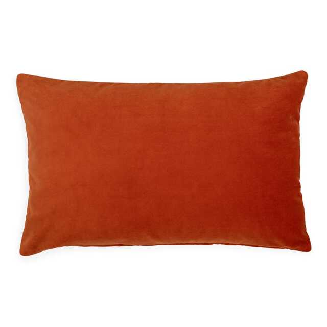 Heal's Velvet Cushion Rust 35 x 55cm - image 1