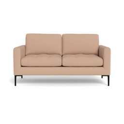 Heal's Eton 2 Seater Sofa Capelo Linen-Cotton Rosedale Black Feet