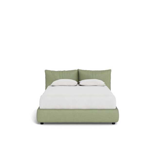 Heal's Pillow Storage Bed Double Siena Cotton Pistachio