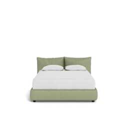 Heal's Pillow Storage Bed Double Siena Cotton Pistachio