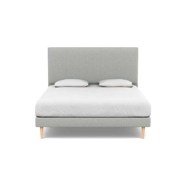 Heal's Newman Headboard (Lift Storage) Super King Melton Wool Limestone
