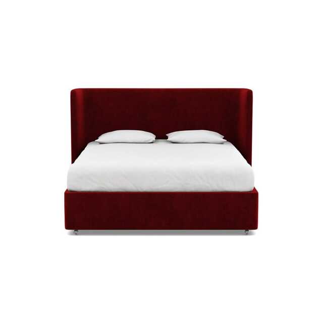 Heal's Monroe Headboard Super King Smart Luxe Velvet Mulberry