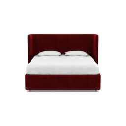 Heal's Monroe Headboard Super King Smart Luxe Velvet Mulberry