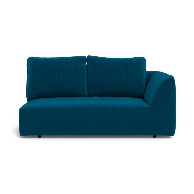 Heal's Morven Right Hand Facing 2 Seater Unit Velvet Teal