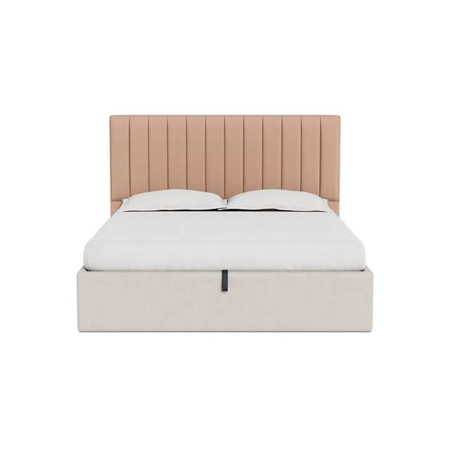 Heal's Retta Headboard (Lift Storage) Super King Capelo Linen-Cotton Rosedale - image 1
