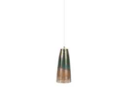 Heal's Ryde Glass Pendant Light Bronze/Green