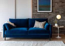 Heal's Tortona Right Hand Facing 4 Seater Corner Chaise Capelo Linen-Cotton Rosedale Black Feet - thumbnail 2