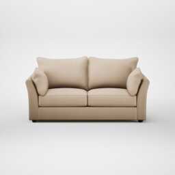 Heal's Tailor 3 Seater Sofa Smart Cotton Linen Rice Walnut Stained Feet - thumbnail 2