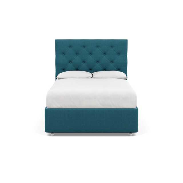 Heal's Balmoral Headboard (Lift Storage) Double Brushed Cotton Cadet - image 1