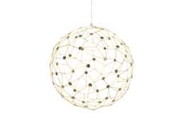 Heal's Supernova LED Round Pendant Light Brass Large
