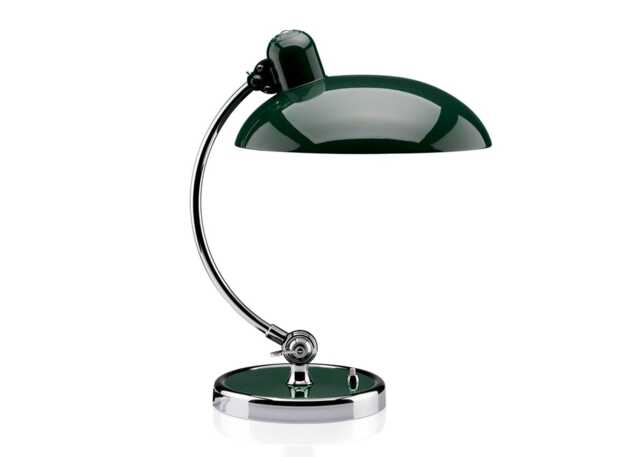 Fritz Hansen Kaiser Idell Luxus Table Lamp Green & Chrome