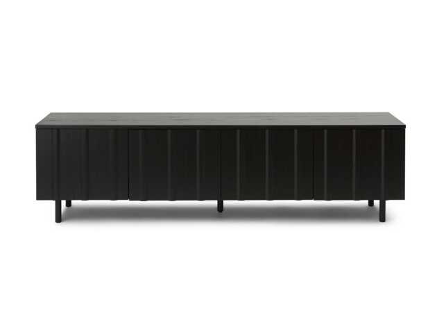 Normann Copenhagen Rib Sideboard Low Soft Black