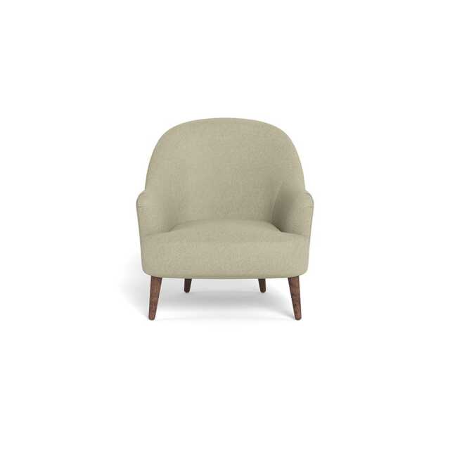 Heal's Elgin Chair Cotton Grain Chestnut Stain Feet
