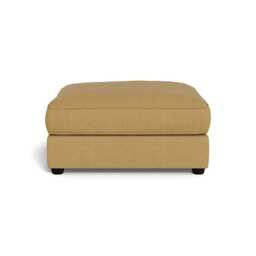 Heal's Tailor Footstool Boucle Tweed Citrine Black Beech Feet