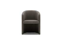 New Works Covent Club Chair Nevotex Barnum Dark Taupe