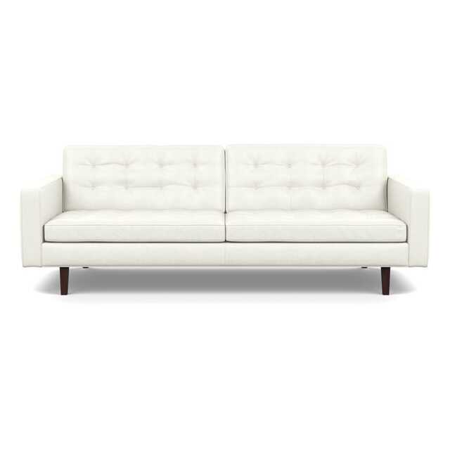 Heal's Hepburn 4 Seater Linea Leather 634 Black