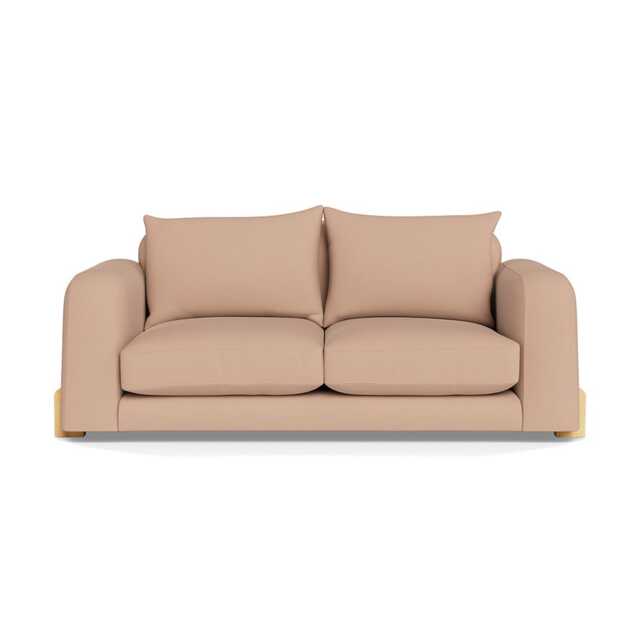 Heal's Nuvola 2 Seater Sofa Capelo Linen-Cotton Rosedale Natural Feet