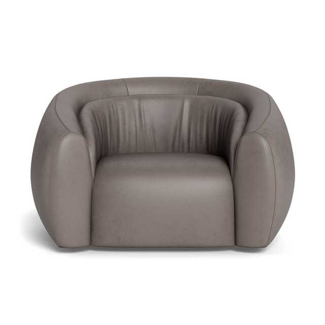 Heal's Flora Loveseat Daino Leather Elephant
