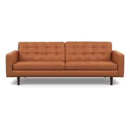 Heal's Hepburn 4 Seater Liena Leather Brown 680 Black