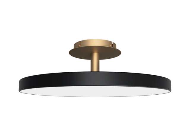 Umage Asteria LED Up Flush Ceiling Light Black Large