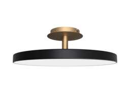 Umage Asteria LED Up Flush Ceiling Light Black Large