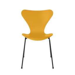 Fritz Hansen Series 7 Chair Coloured Ash True Yellow Black Legs - thumbnail 2