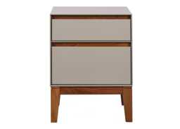 Heal's Lars Bedside Table Olive Green - thumbnail 2
