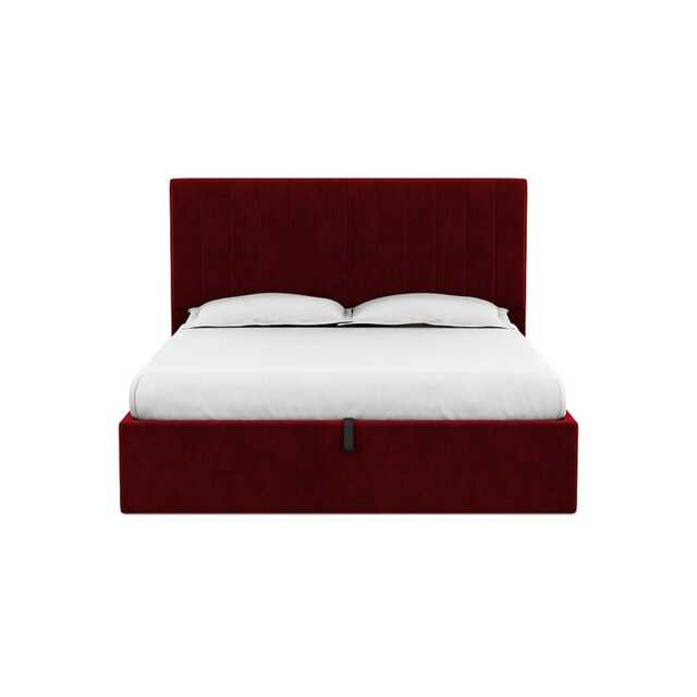 Heal's Retta Headboard Super King Smart Luxe Velvet Mulberry - image 1