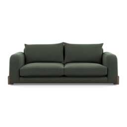 Heal's Nuvola 4 Seater Sofa Boucle Fern Walnut Stained Feet