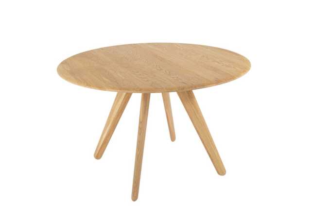 Tom Dixon Slab Round Table 120cm Solid Oak Natural